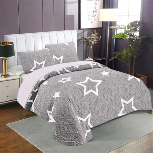 GREATOYAR Colcha Ligera para Primavera y Verano, Polyester, Cubre Cama Fina Suave, Bicolor...