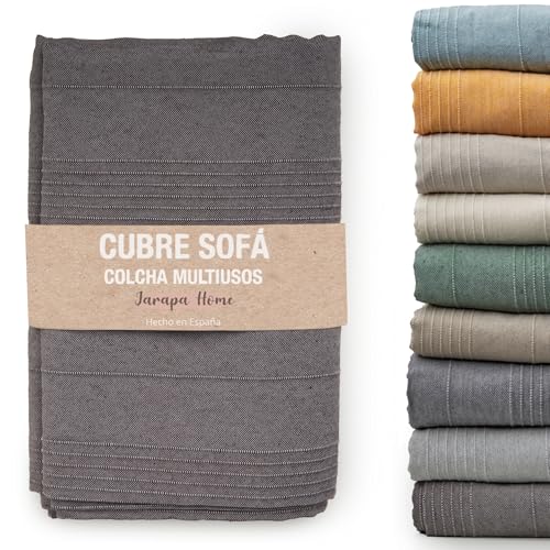 Colcha cama y colcha multiusos para sof&aacute;s, colchas blancas. Plaid multiusos, cubre sof&aacute;, tejido...