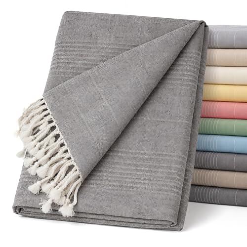 ECOMMERC3 Colcha Multiusos Tama&ntilde;o 130x180cm Tanto para Sof&aacute; como Cama Colcha Multiusos Marr&oacute;n...