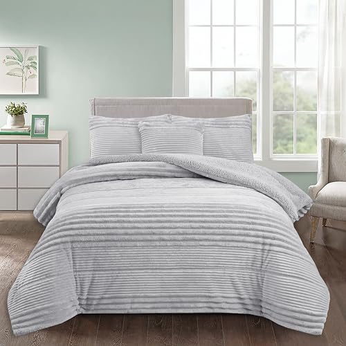 NOVOTEXTIL Edred&oacute;n Invierno Sherpa Cama 90 (180x260) Extra Grueso 560gr/m2 Efecto Borreguito -...