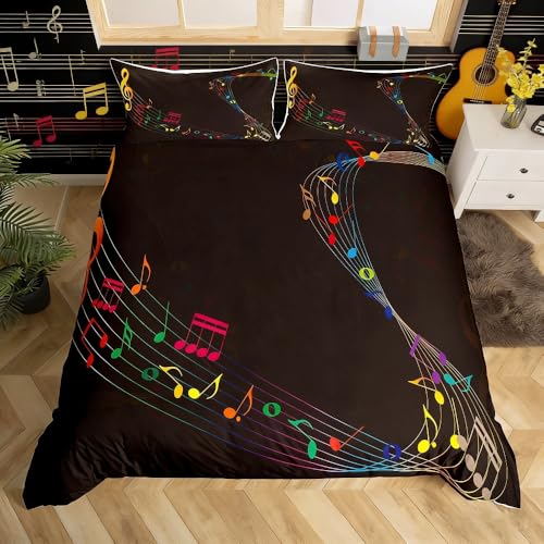 Juego de Conde Notas Musicales para ni&ntilde;as y ni&ntilde;os con tem&aacute;tica de m&uacute;sica cl&aacute;sica, Funda de...