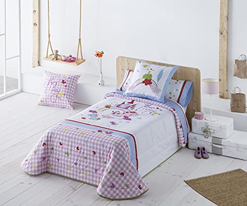 Ropa de Cama Infantil Algod&oacute;n Percal 200 Hilos Modelo Magic del Fabricante JVR (Colcha Bout&iacute; Cama...