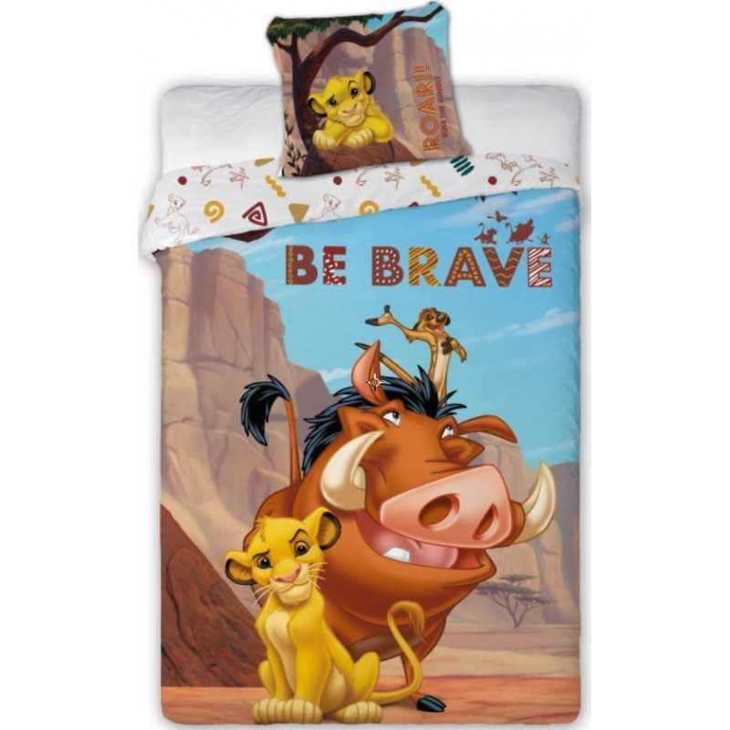 Juego de ropa de cama Disney El Rey Le&oacute;n de arlis, 1 funda de edred&oacute;n + 1 funda de almohada, 100 %...