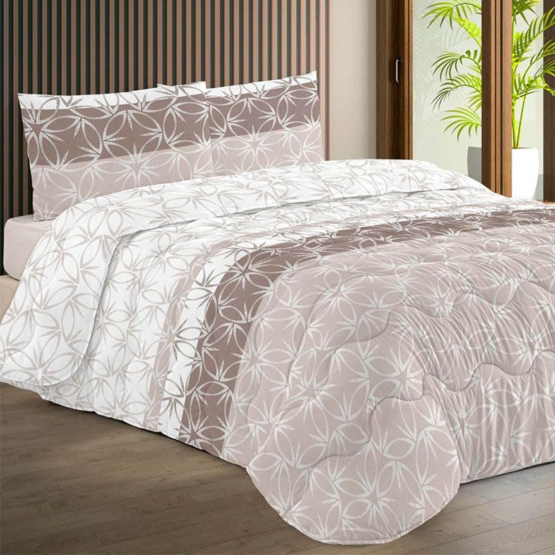 Rufino D&iacute;az Edred&oacute;n Invierno 450 gr Estampado Huelva (Beige - 135 cm) - Oto&ntilde;o/Invierno - Suave y...